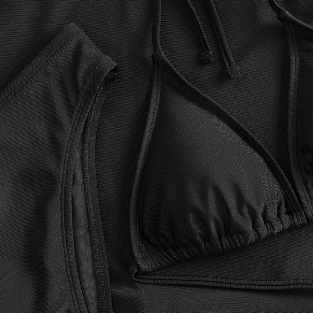 Gym Mausi "HÄNDE WEG" Bikini - black
