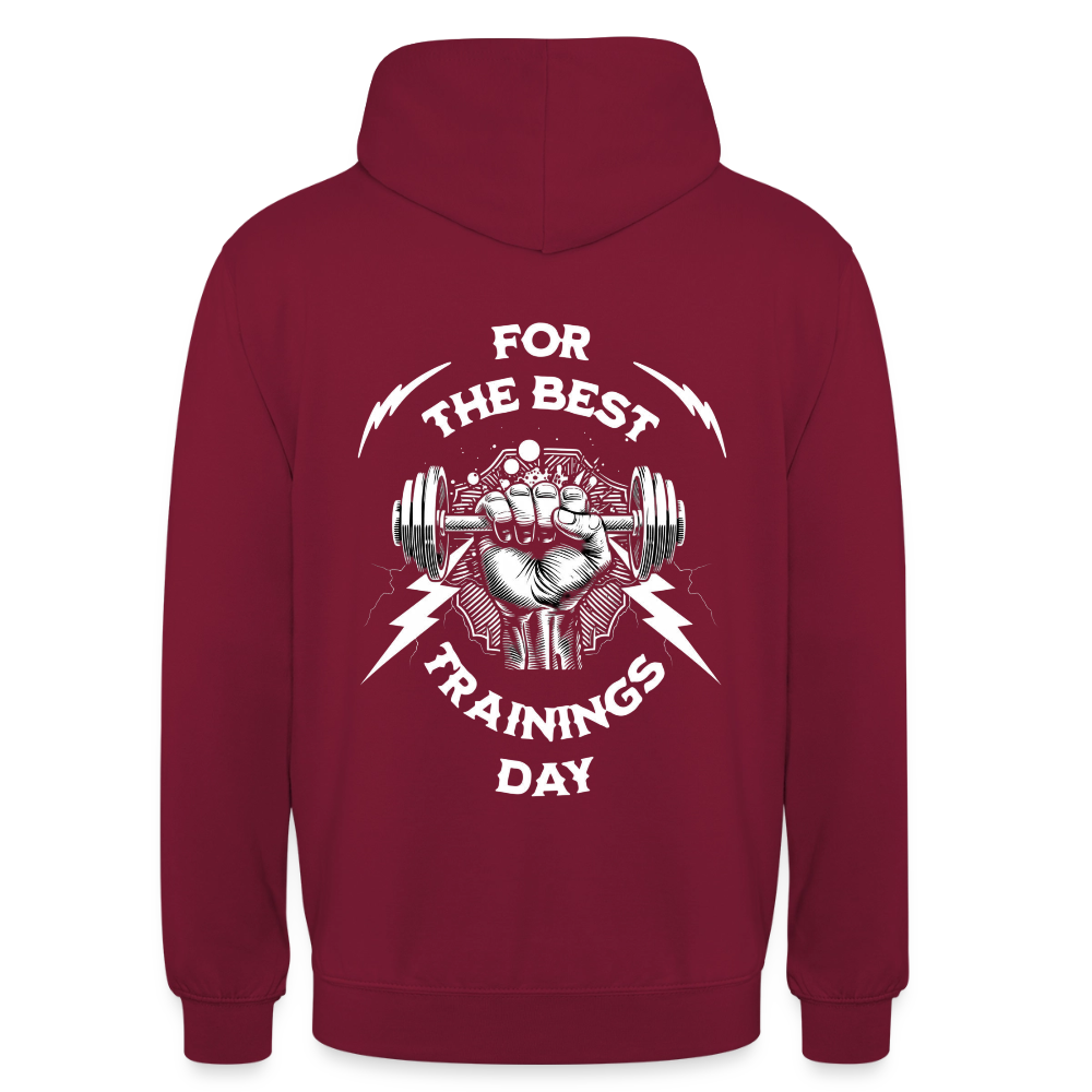 FOR THE BEST Hoodie - bordeaux