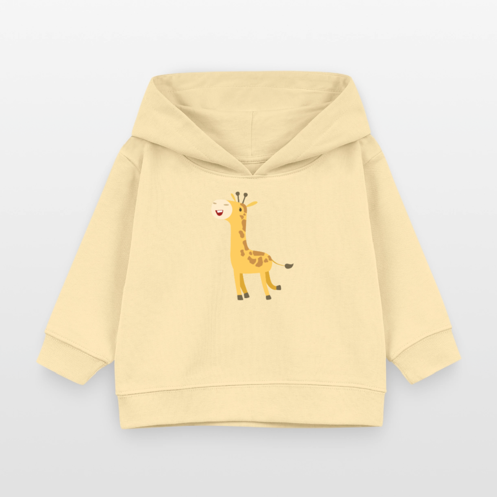 Giraffe Premium Baby Hoodie - cream