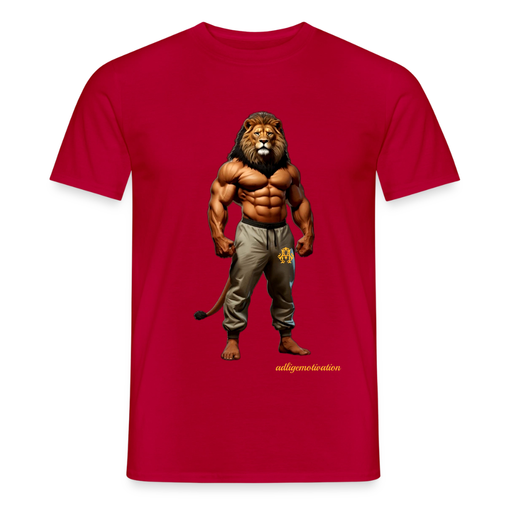 Löwenmann T-Shirt - red