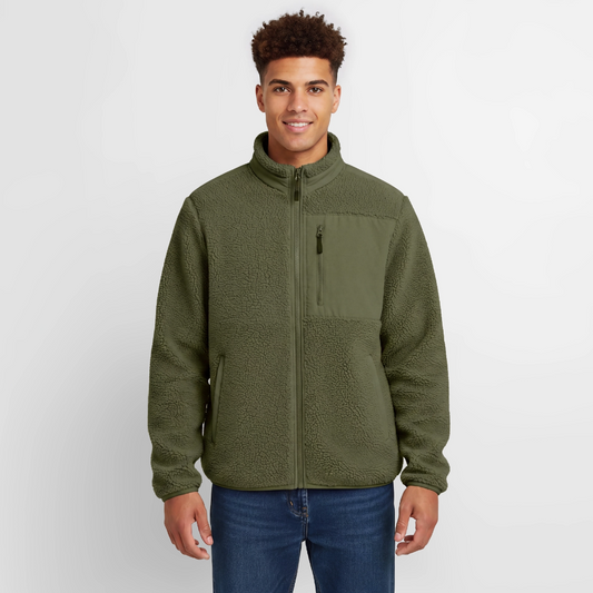 Sherpajacke - khaki