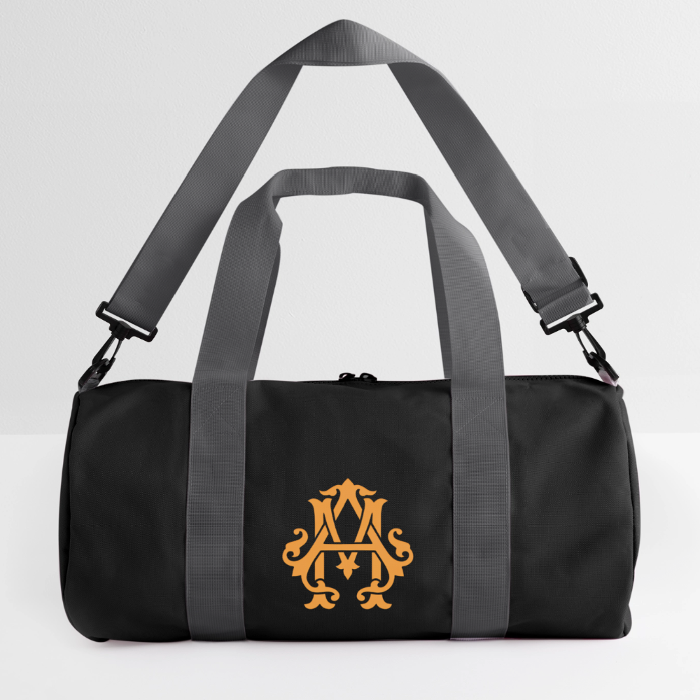 NEVER GIVE UP Duffel Bag - black/graphite grey
