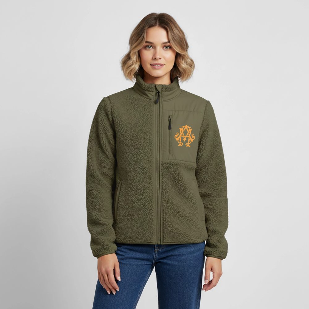 adligemotivations Logo Sherpa - Jacke - khaki