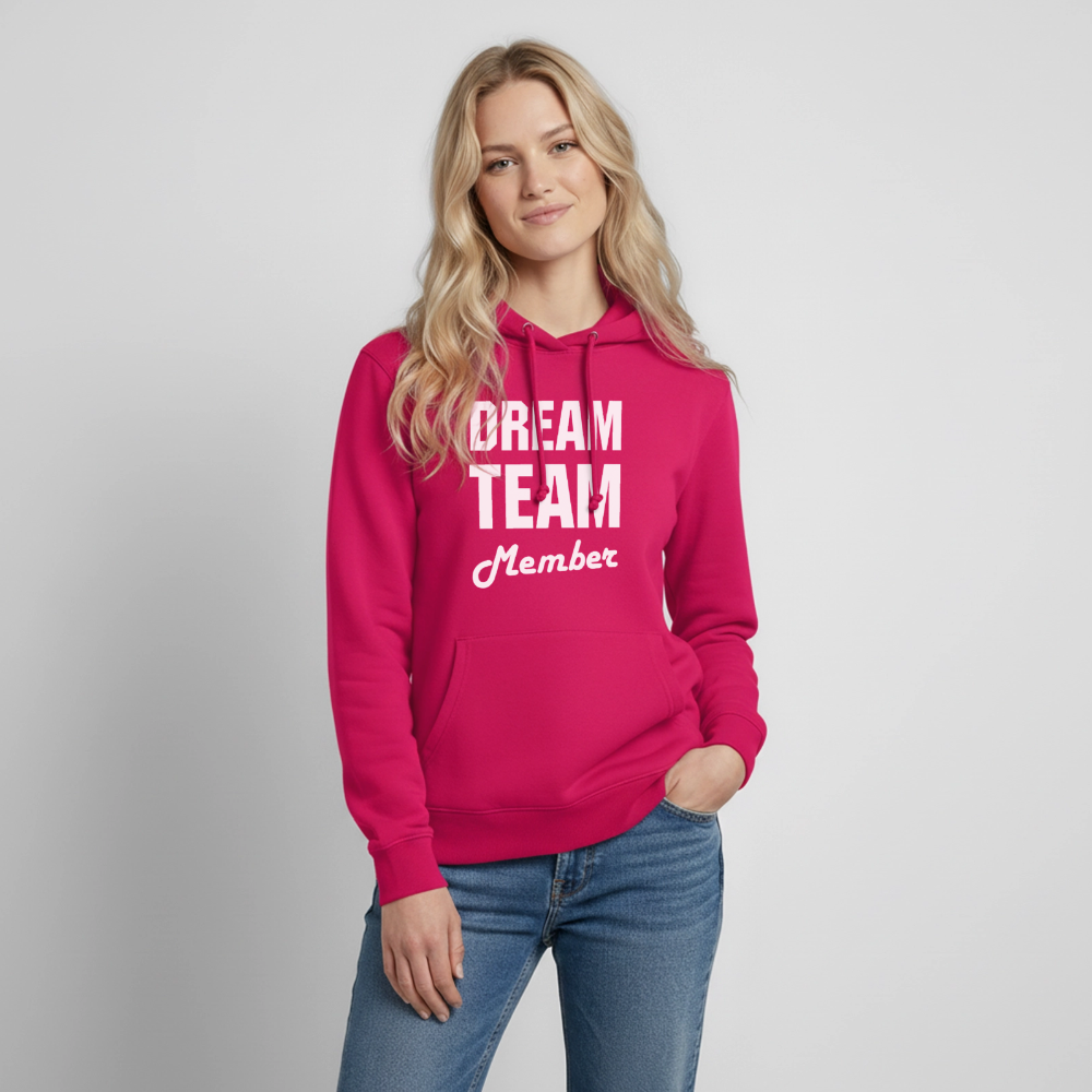 Dreamteam Hoodie - dark pink