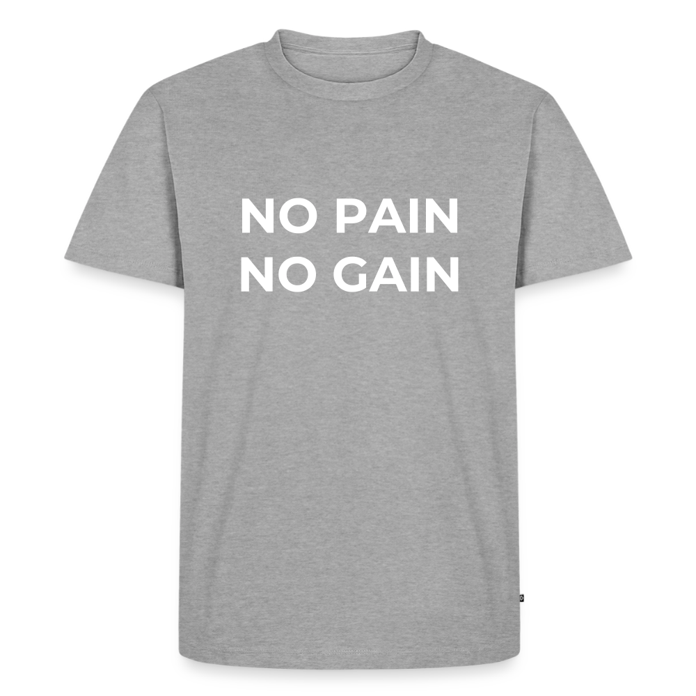 NO PAIN NO GAIN T-Shirt - heather grey