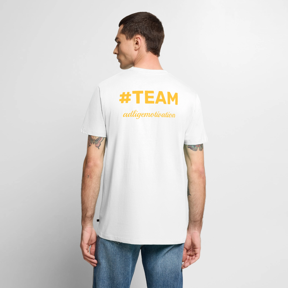#TEAM adligemotivation Premium Logo T-Shirt - white