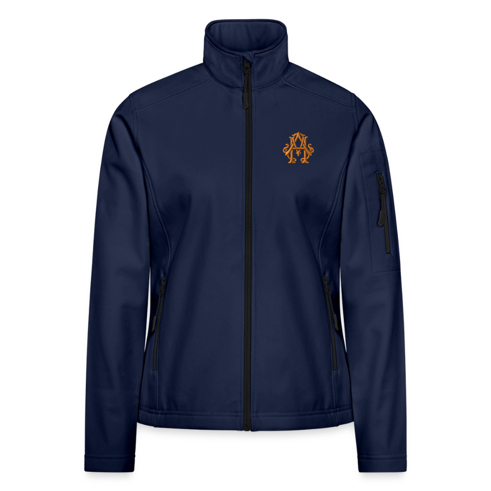 adligemotivation Logo Softshelljacke - navy
