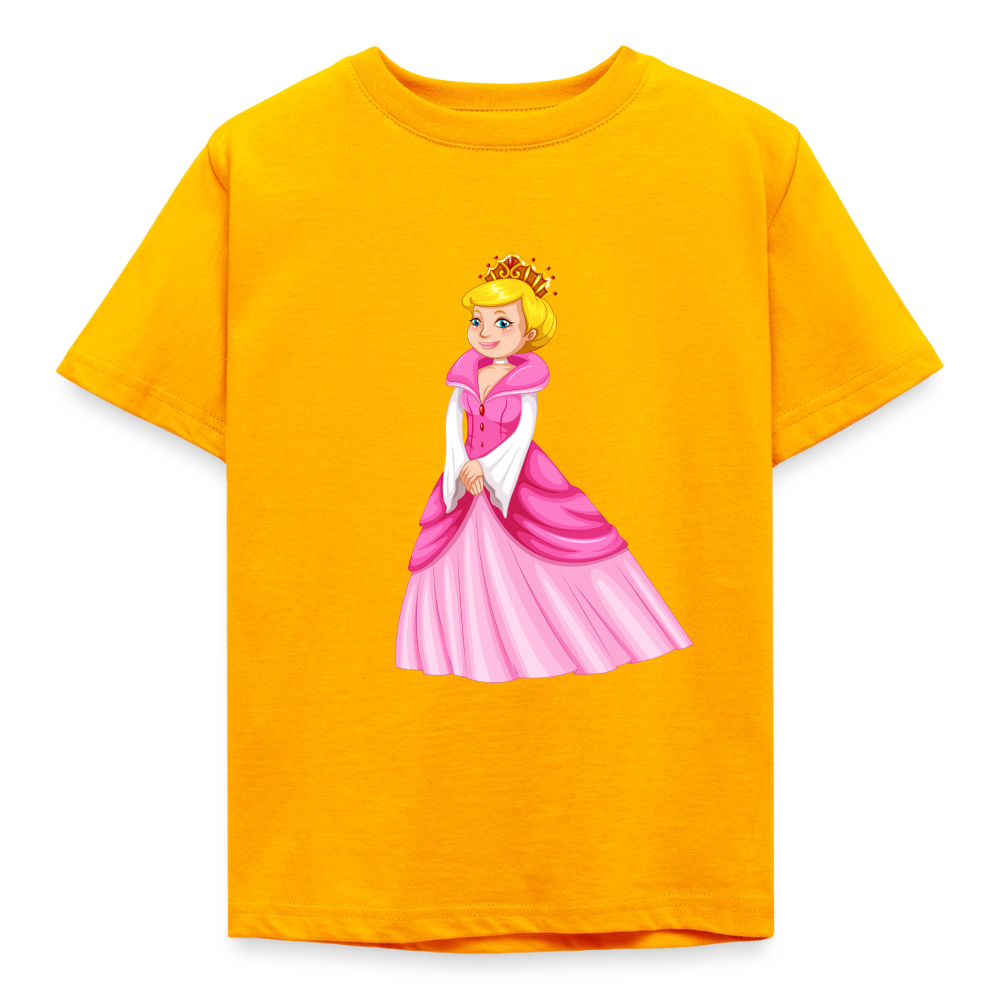 Prinzessin Kinder T-Shirt - gold