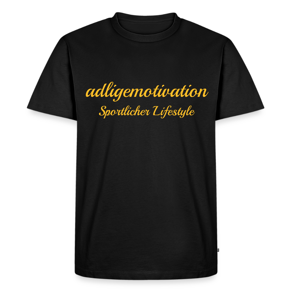Sportlicher Lifestyle Premium T-Shirt - black