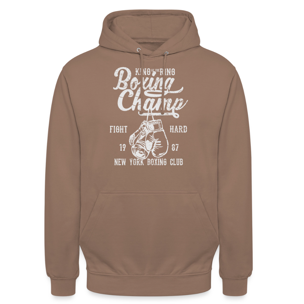 Boxing Champ Hoodie - mocha
