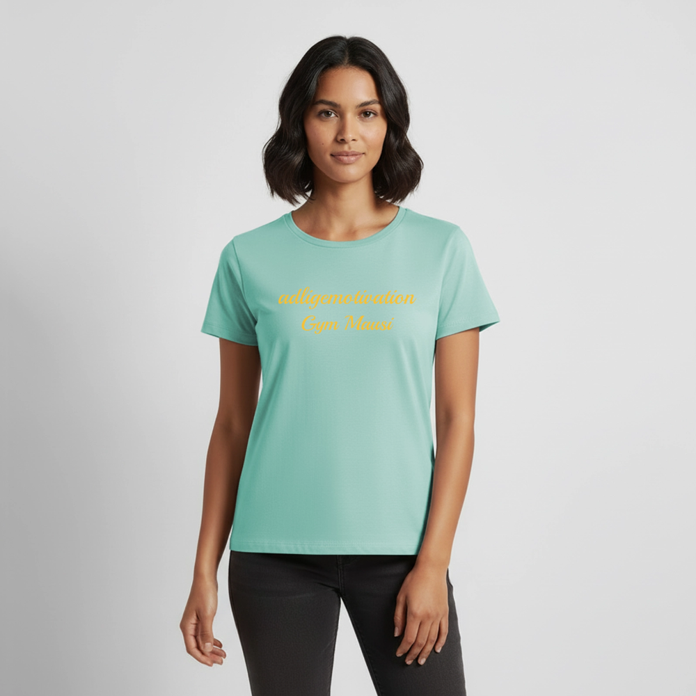 Gym Mausi Premium  T-Shirt - mint 