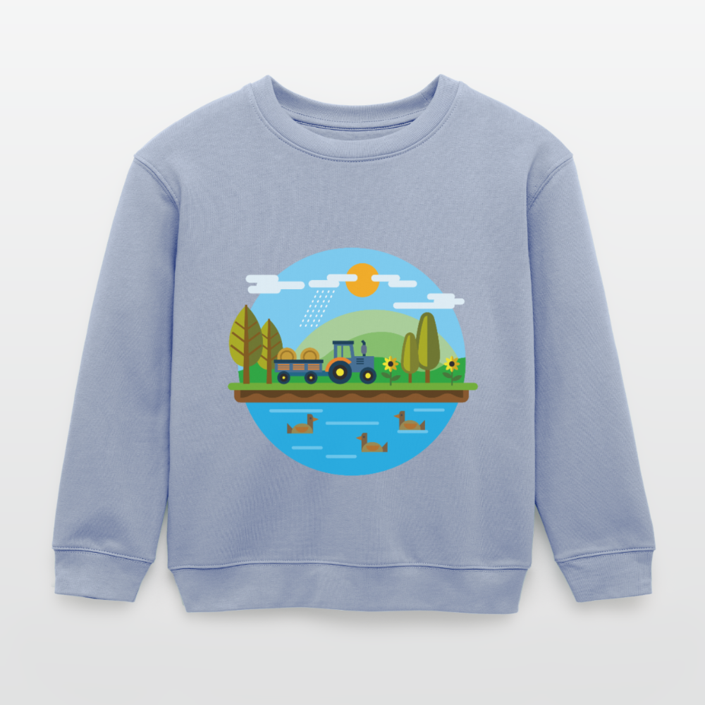 Bauernhof Premium Kinder Sweatshirt - lavender-violet