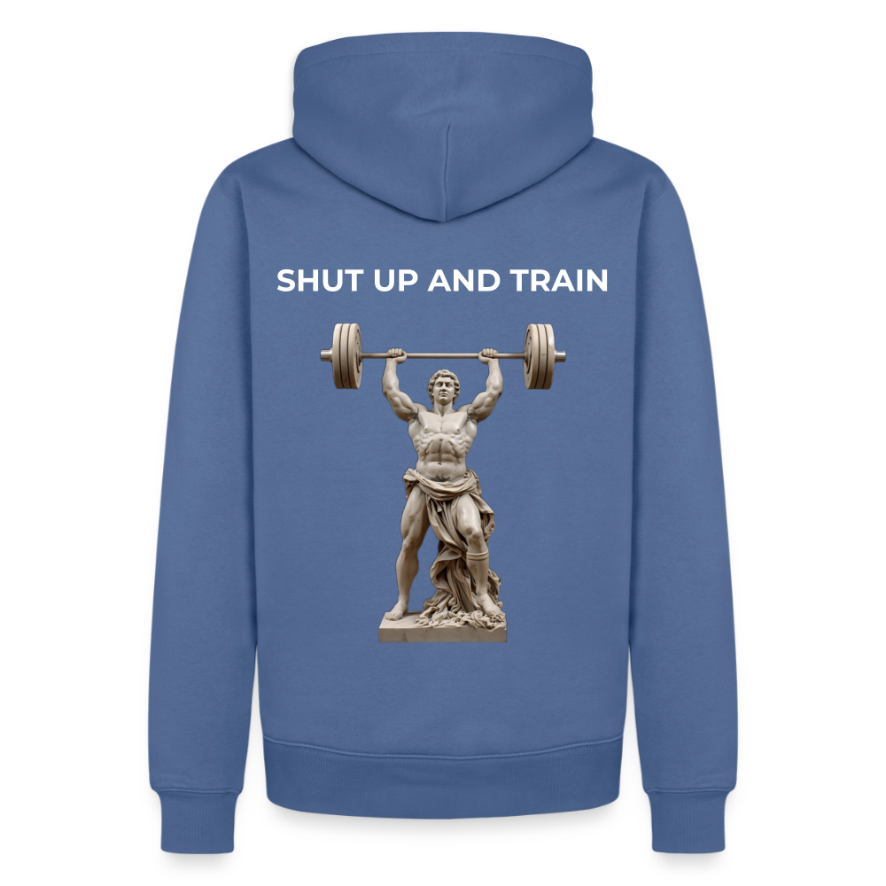 NO PAIN NO GAIN Premium Hoodie - stone blue