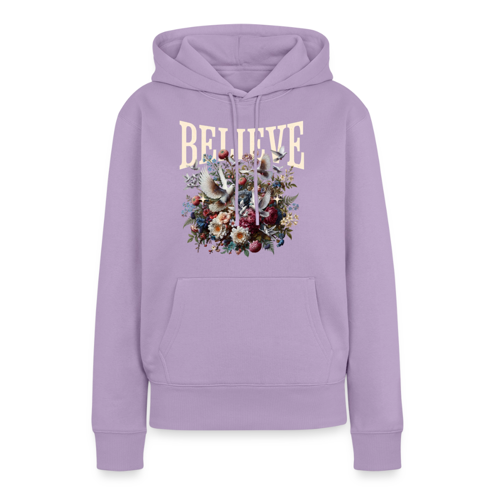 BELIEVE Premium Hoodie - lavender