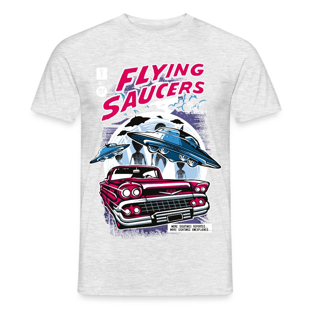 FLYING SAUCERS  T-Shirt - heather grey