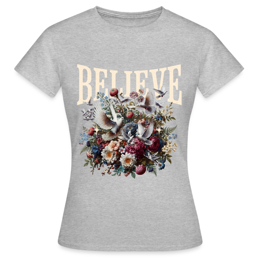 BELIEVE T-Shirt - heather grey