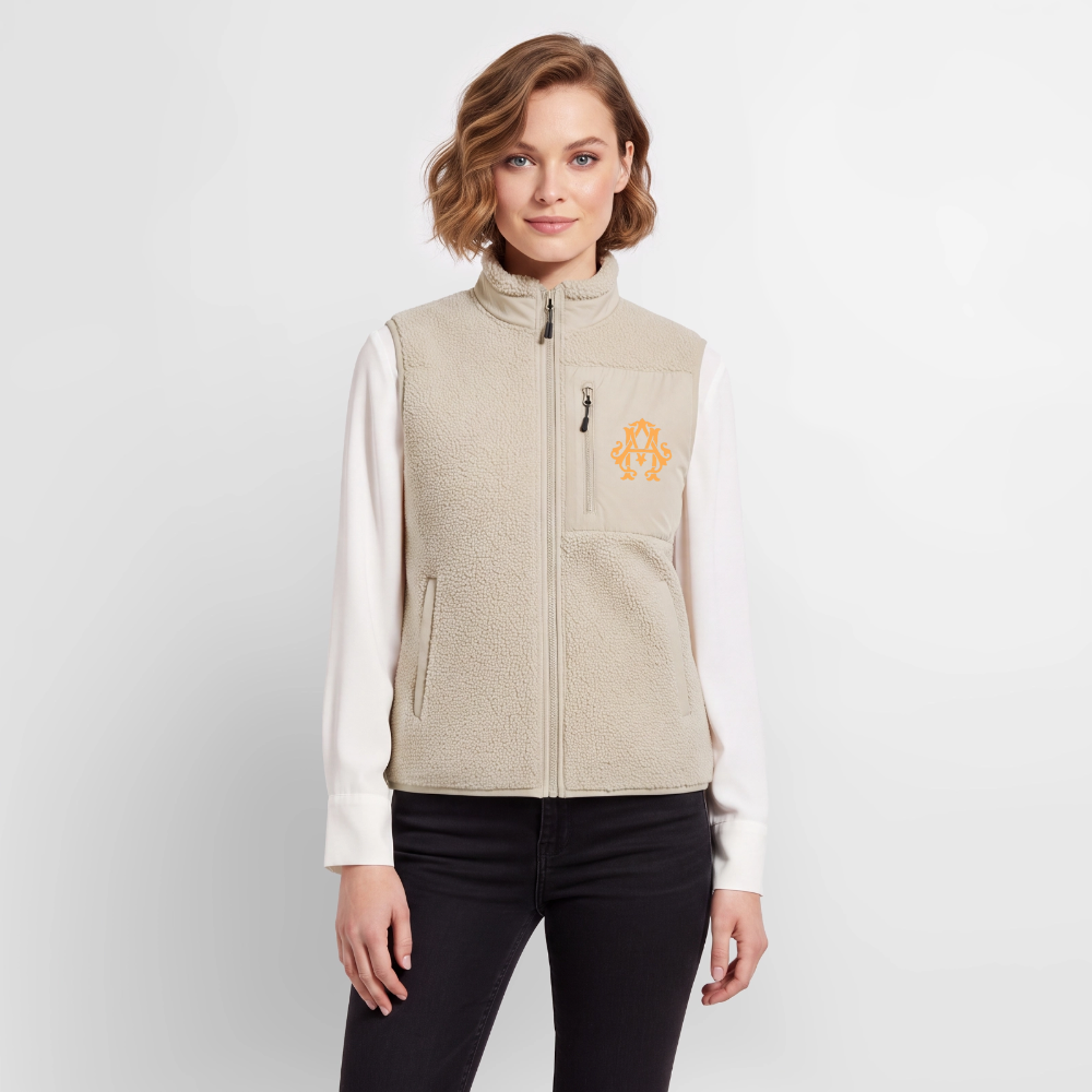 adligemotivations Logo Sherpa - Weste - beige