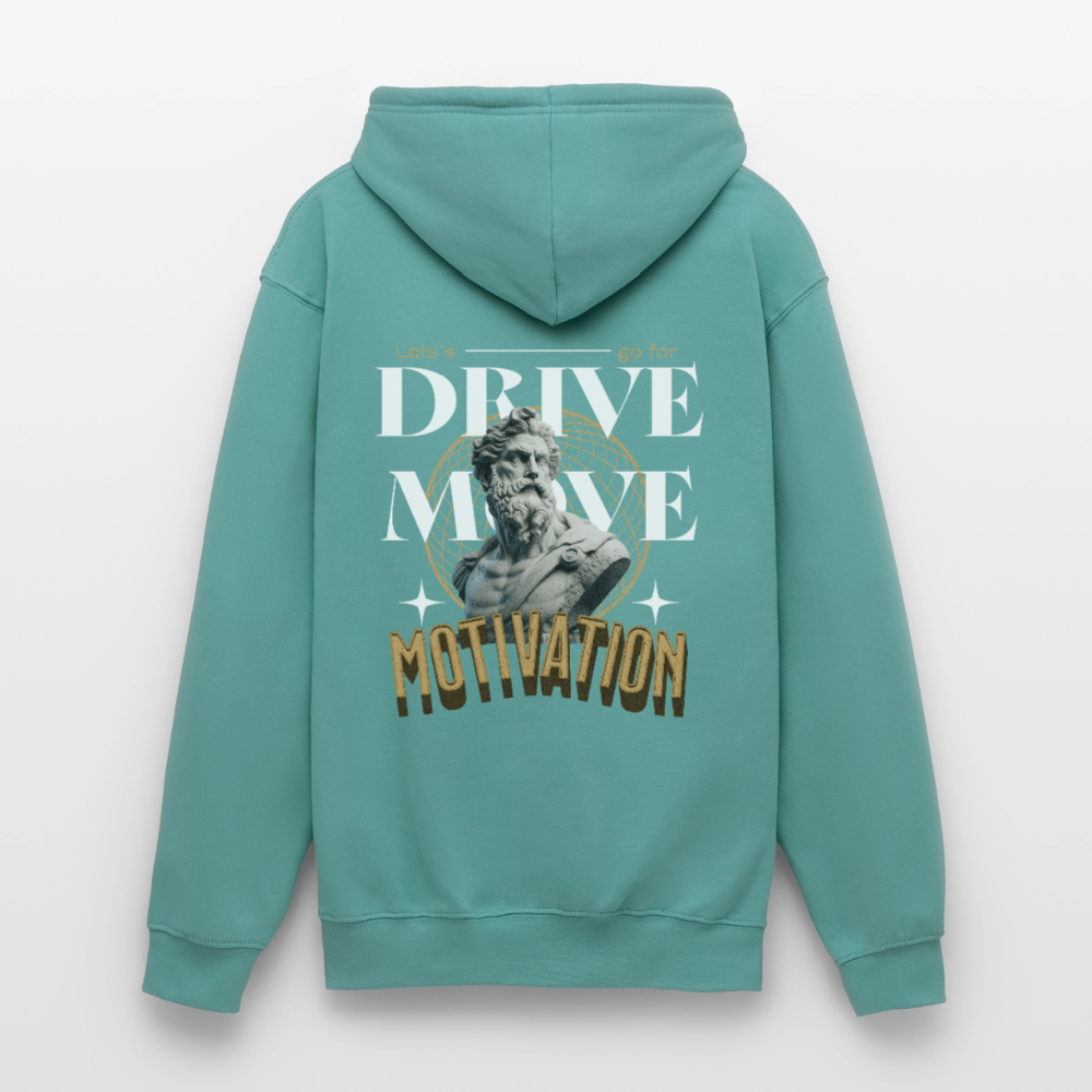 Motivation Hoodie - pastel turquoise