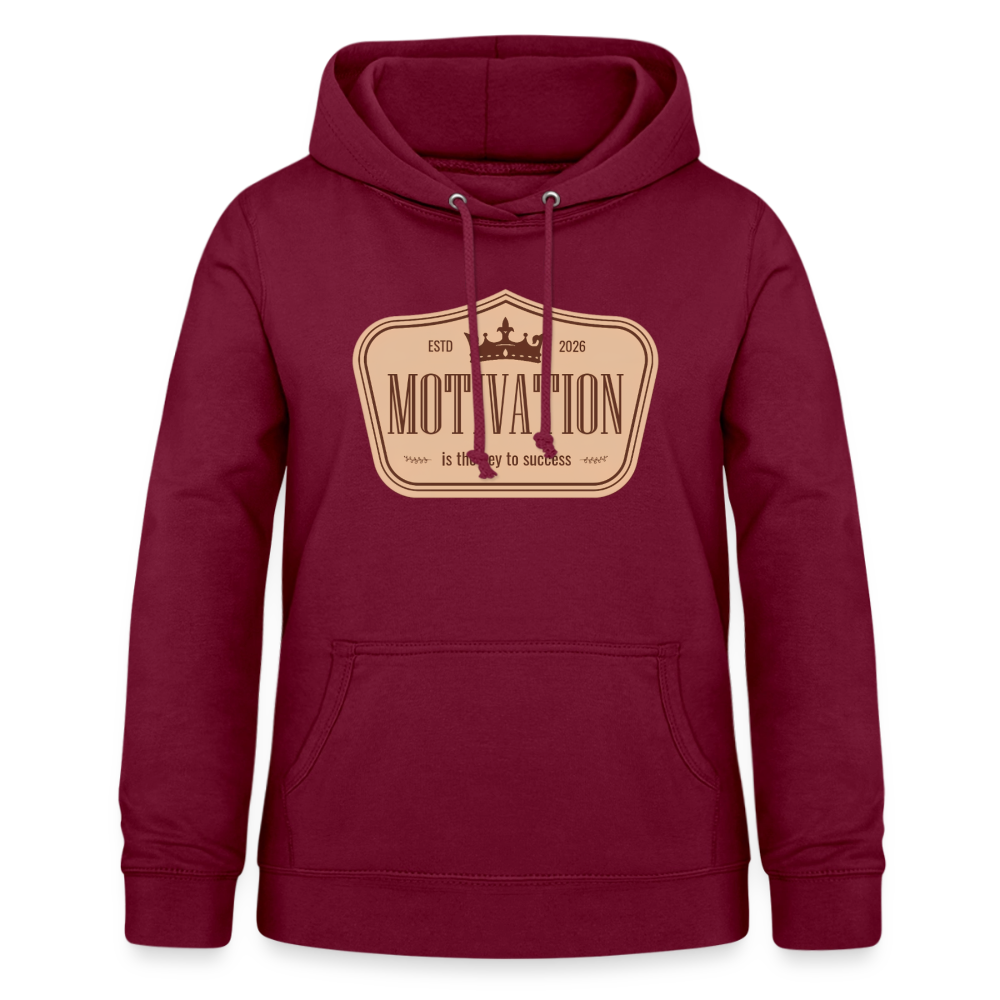 Motivations Hoodie Woman - bordeaux