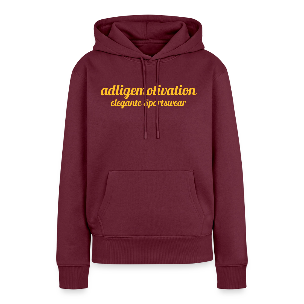 Sportswear Premium Hoodie Woman - burgundy