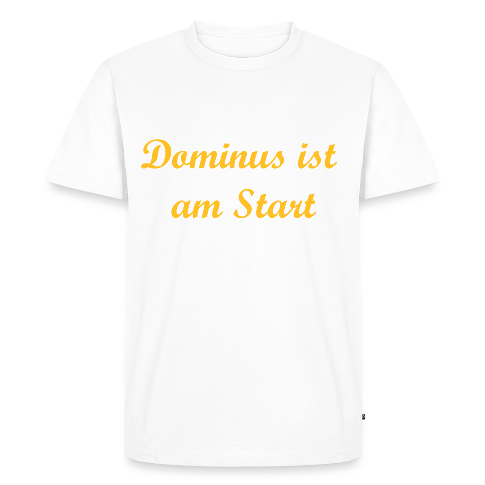 Dominus ist am Start Premium T-Shirt - white