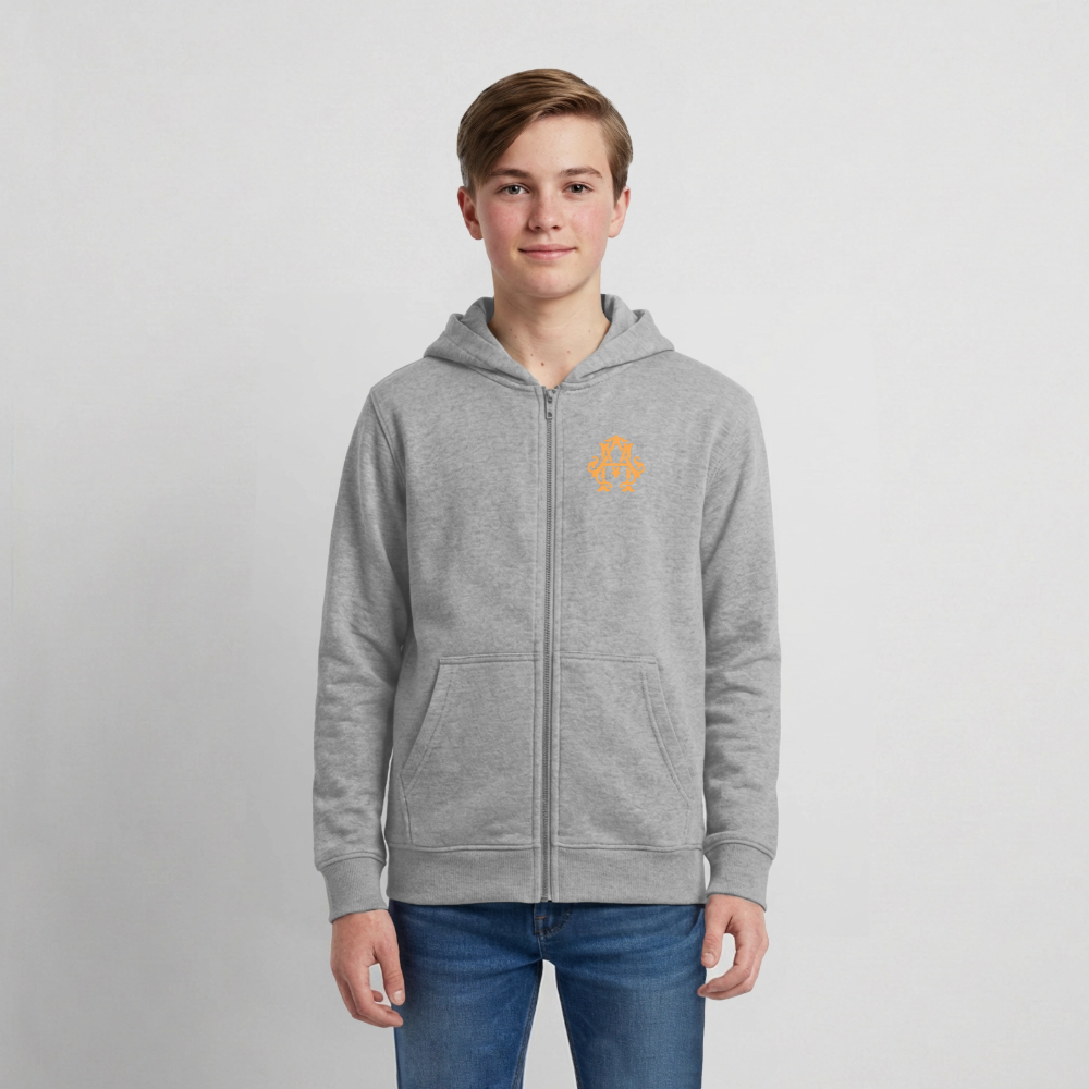 adligemotivation Premium Logo Teenager Sweatjacke - heather grey