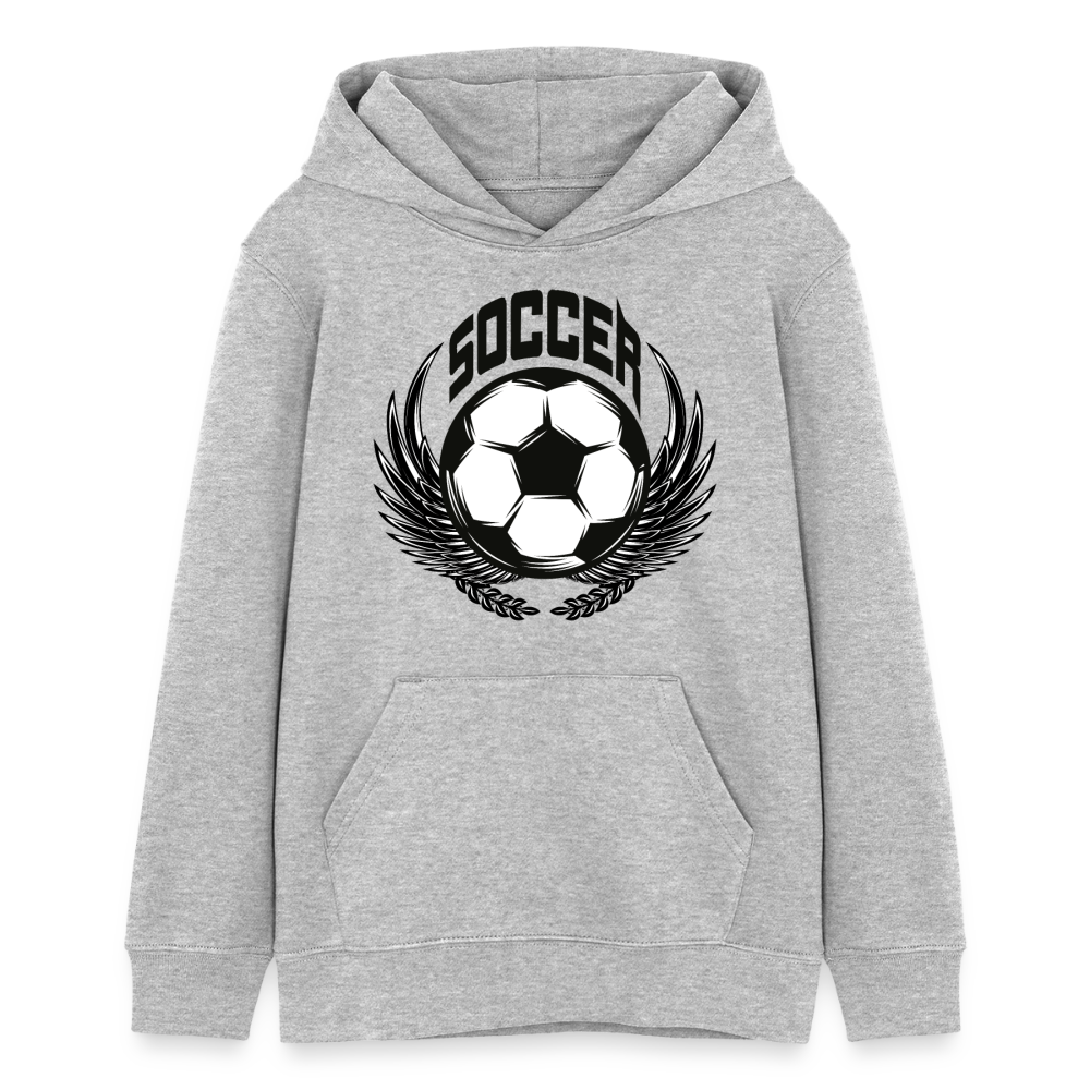 Soccer Premium Teenager Hoodie - heather grey
