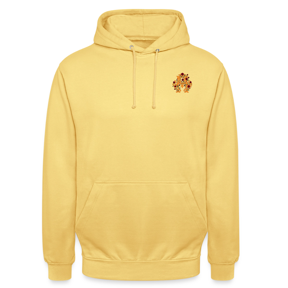 FAITH, HOPE, LOVE Hoodie - lemon yellow