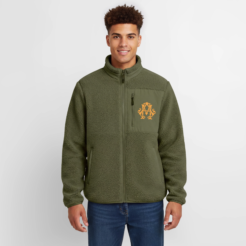 adligemotivations Logo Sherpa - Jacke - khaki