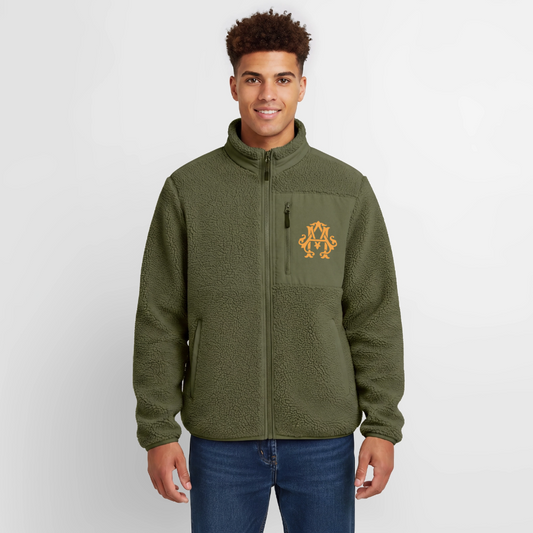 adligemotivations Logo Sherpa - Jacke - khaki