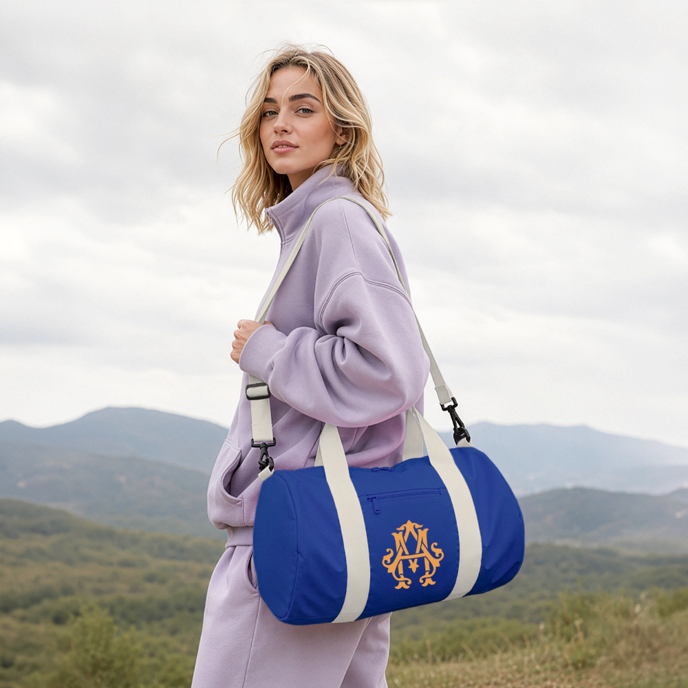 Gym Mausi Duffel Bag - bright royal/off white