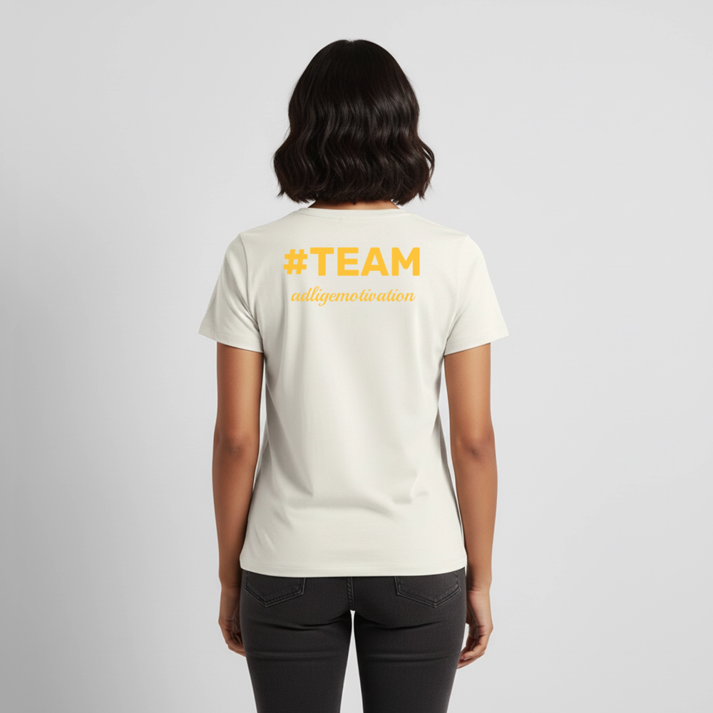 #TEAM adligemotivation Premium Logo T-Shirt - off white