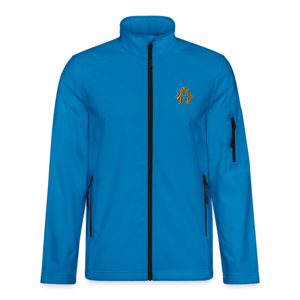 adligemotivations Logo Softshelljacke - light blue