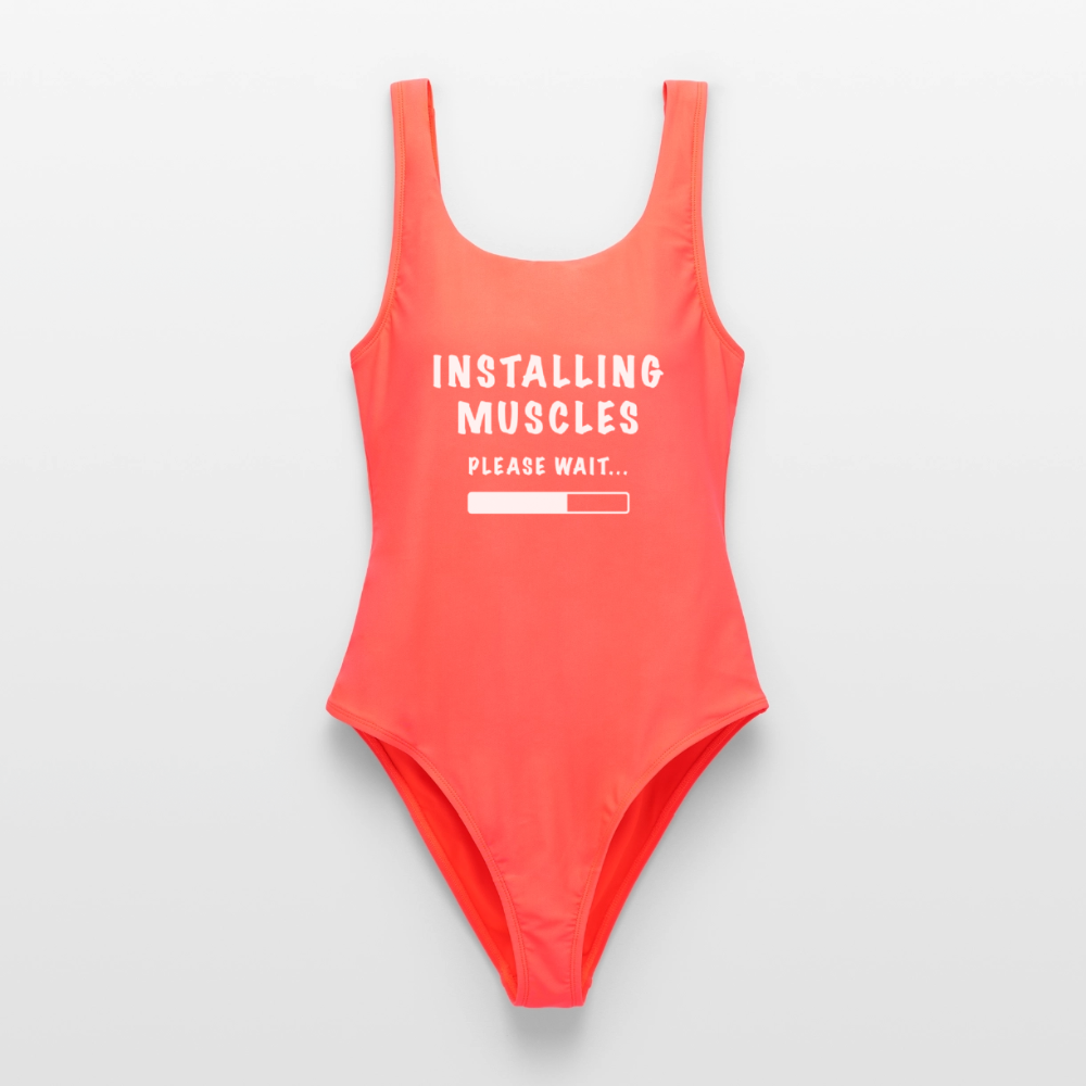 INSTALLING MUSCLES Badeanzug - coral