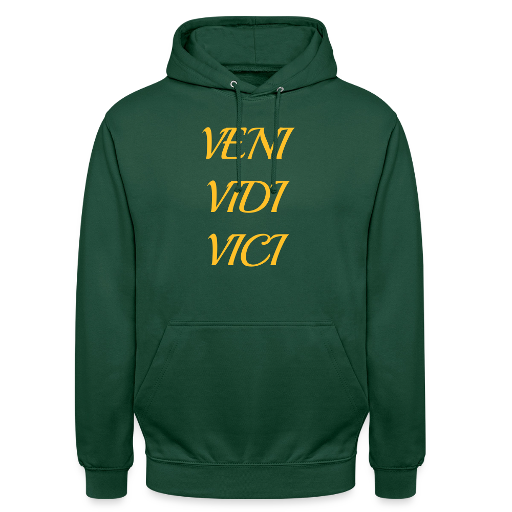 Veni, vidi, vici Hoodie - bottle green