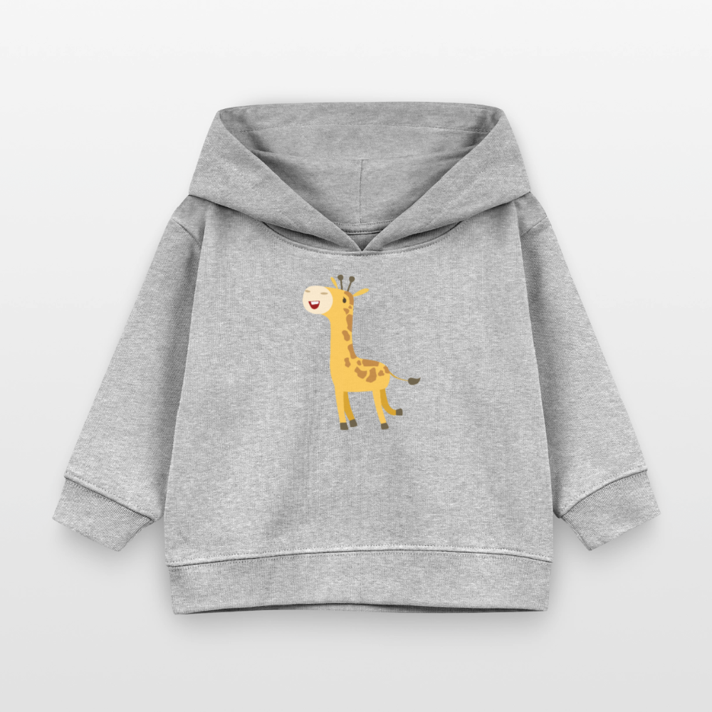 Giraffe Premium Baby Hoodie - heather grey