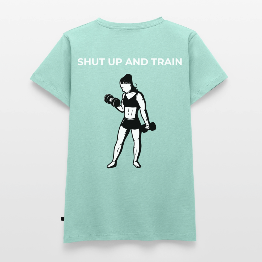 NO PAIN NO GAIN T-Shirt Woman - mint 