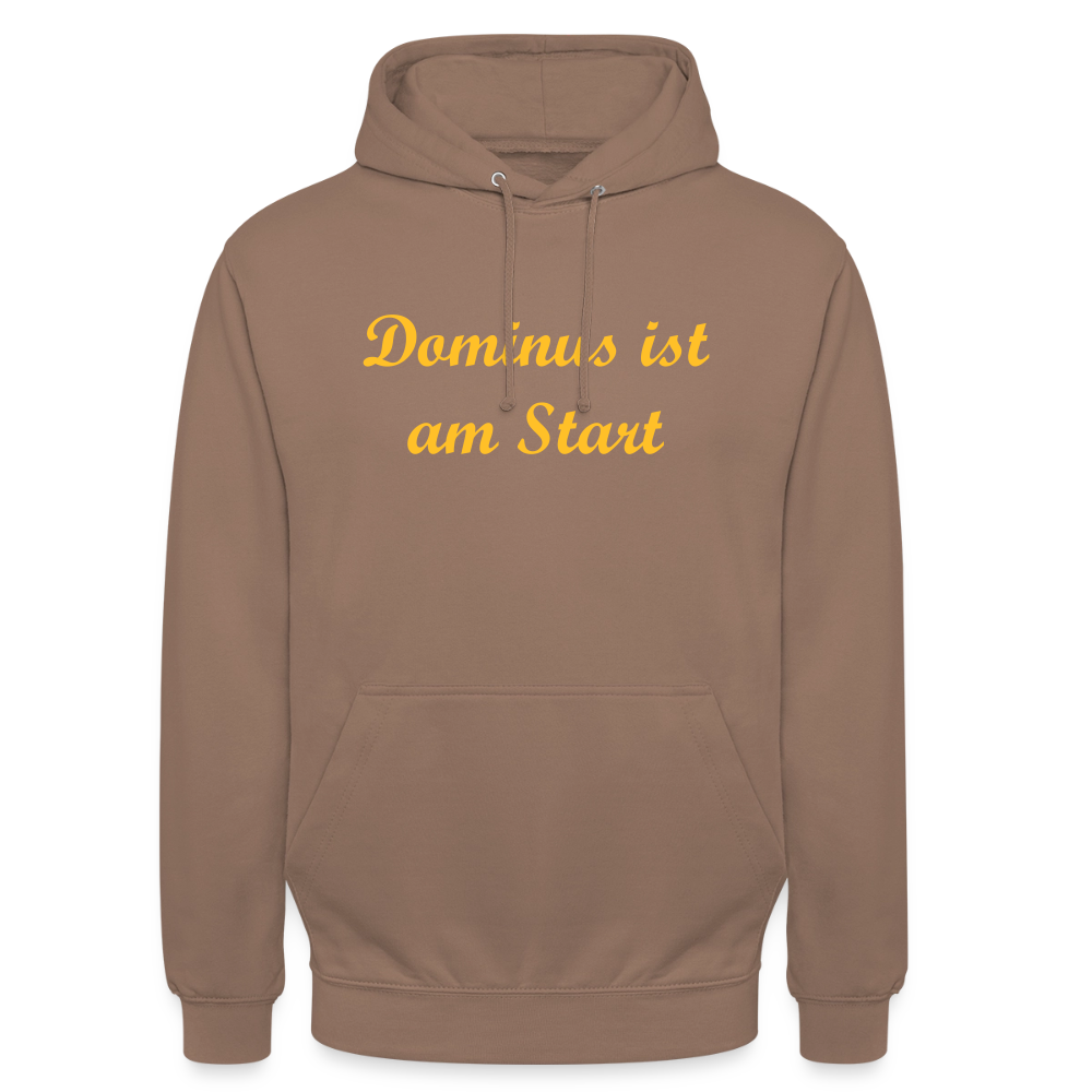 Dominus ist am Start Hoodie - mocha