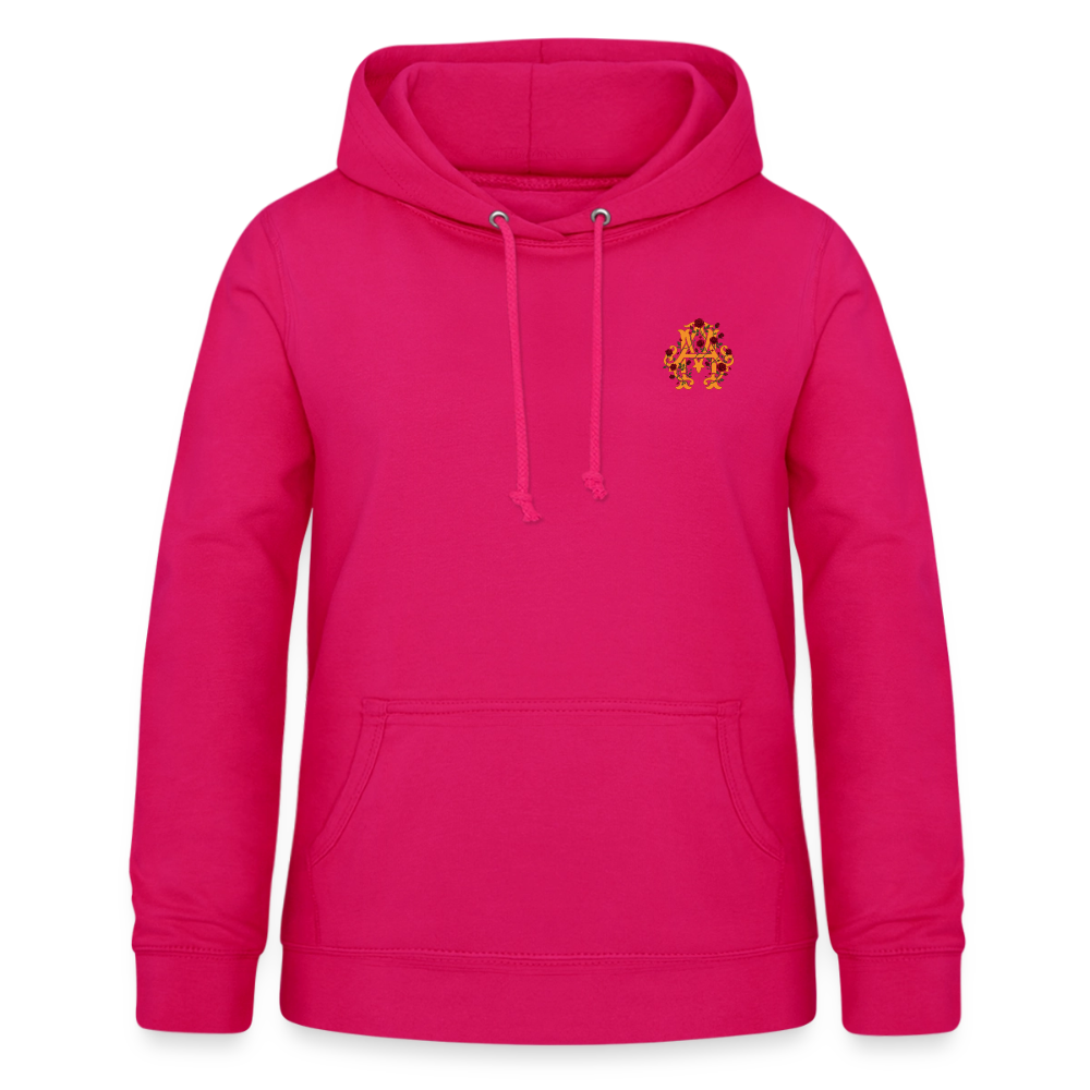 FAITH, HOPE, LOVE Hoodie - dark pink