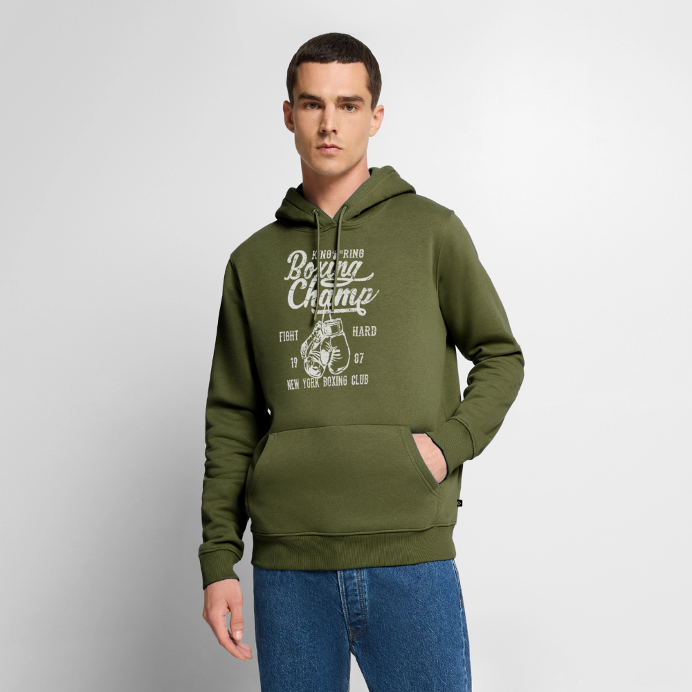 Boxing Champ Premium Hoodie - khaki