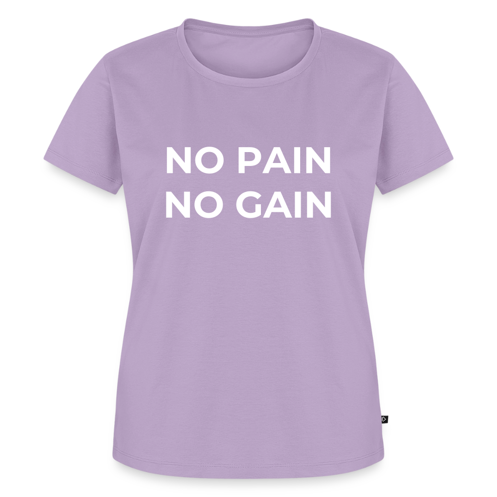 NO PAIN NO GAIN T-Shirt Woman - lavender