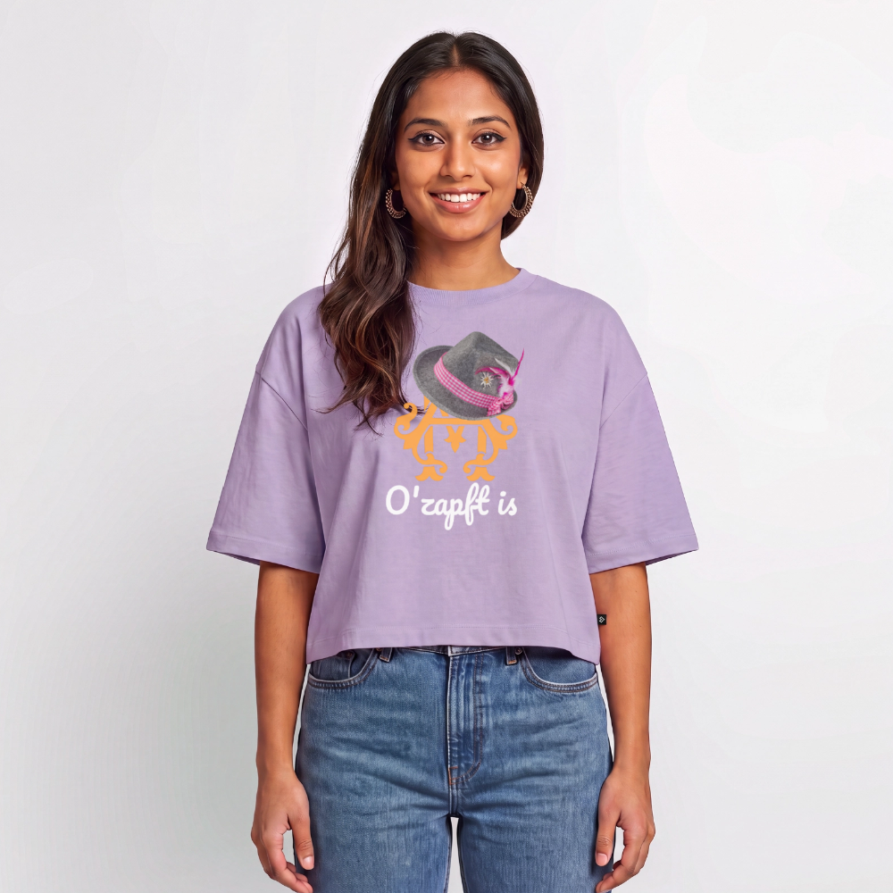 O´zapft is Premium Cropped T-Shirt - lavender