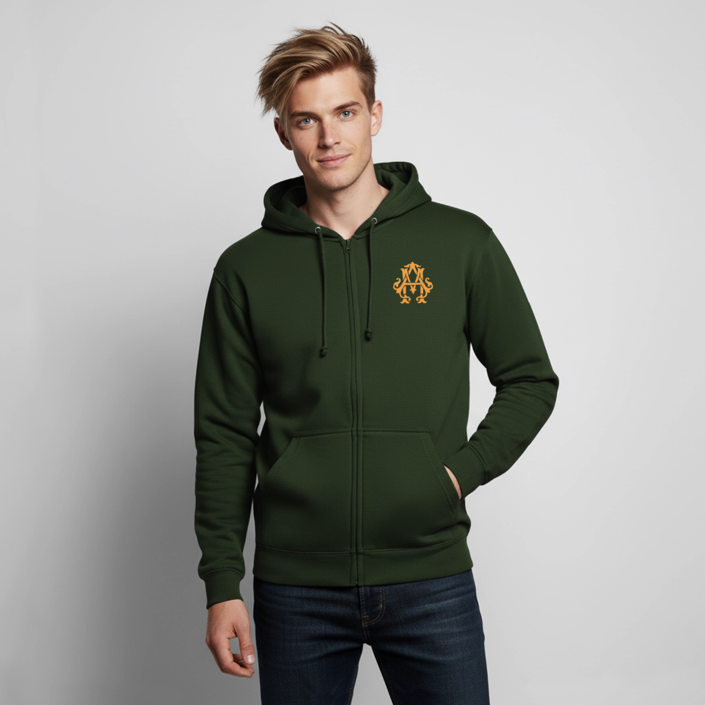 #TEAM adligemotivation Sweatjacke - forest green