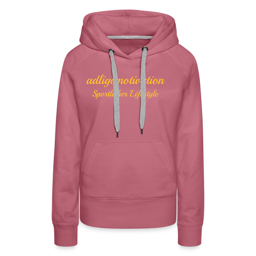 Sportlicher Lifestyle Premium Hoodie - mauve