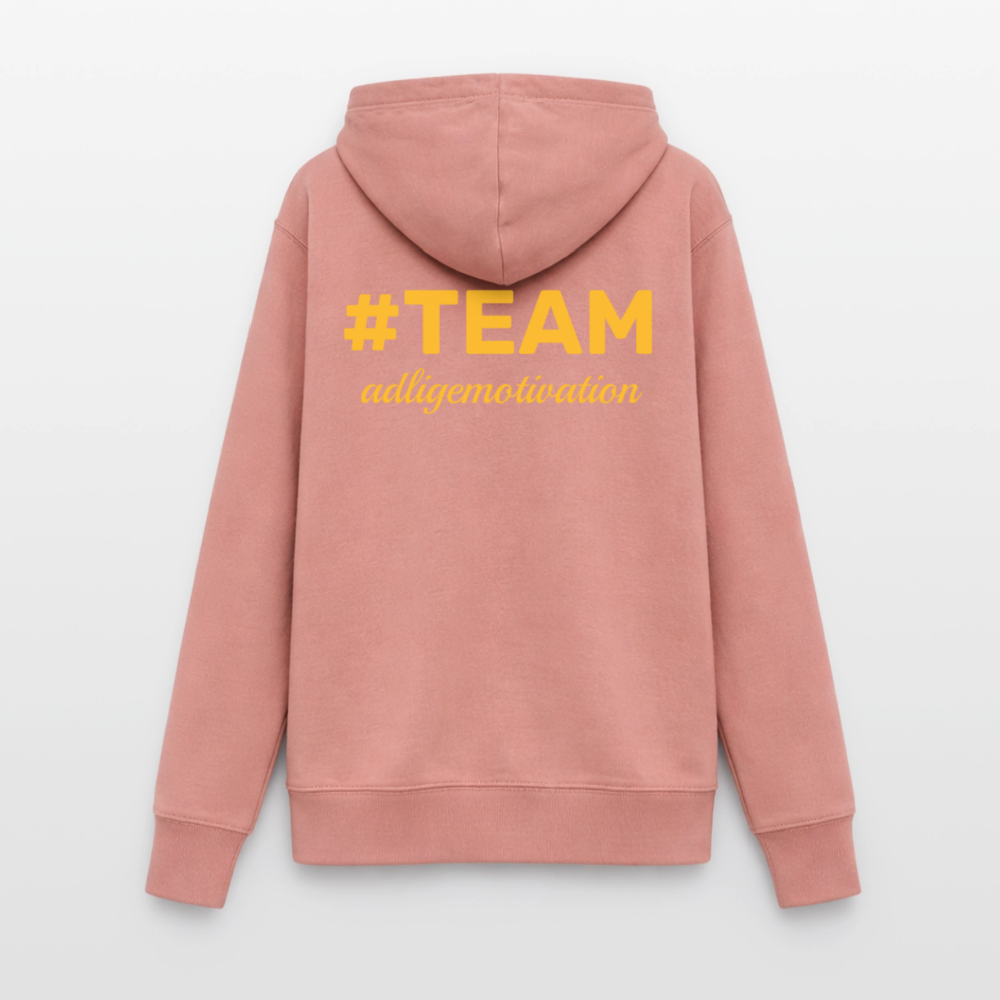 #TEAM adligemotivation Logo Hoodie - dusky rose