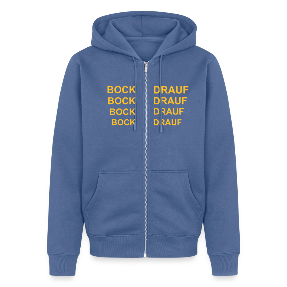 BOCK DRAUF Premium Sweatjacke - stone blue