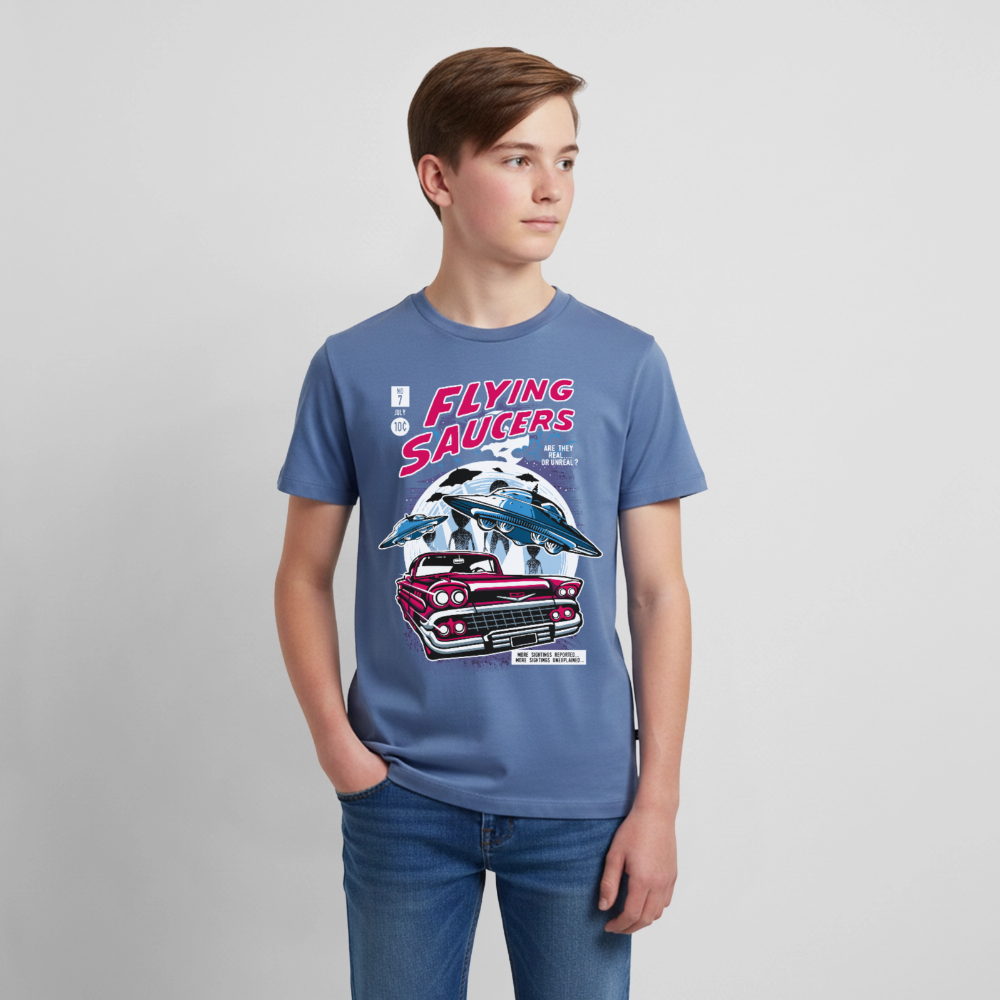 FLYING SAUCERS Premium Teenager T-Shirt - stone blue