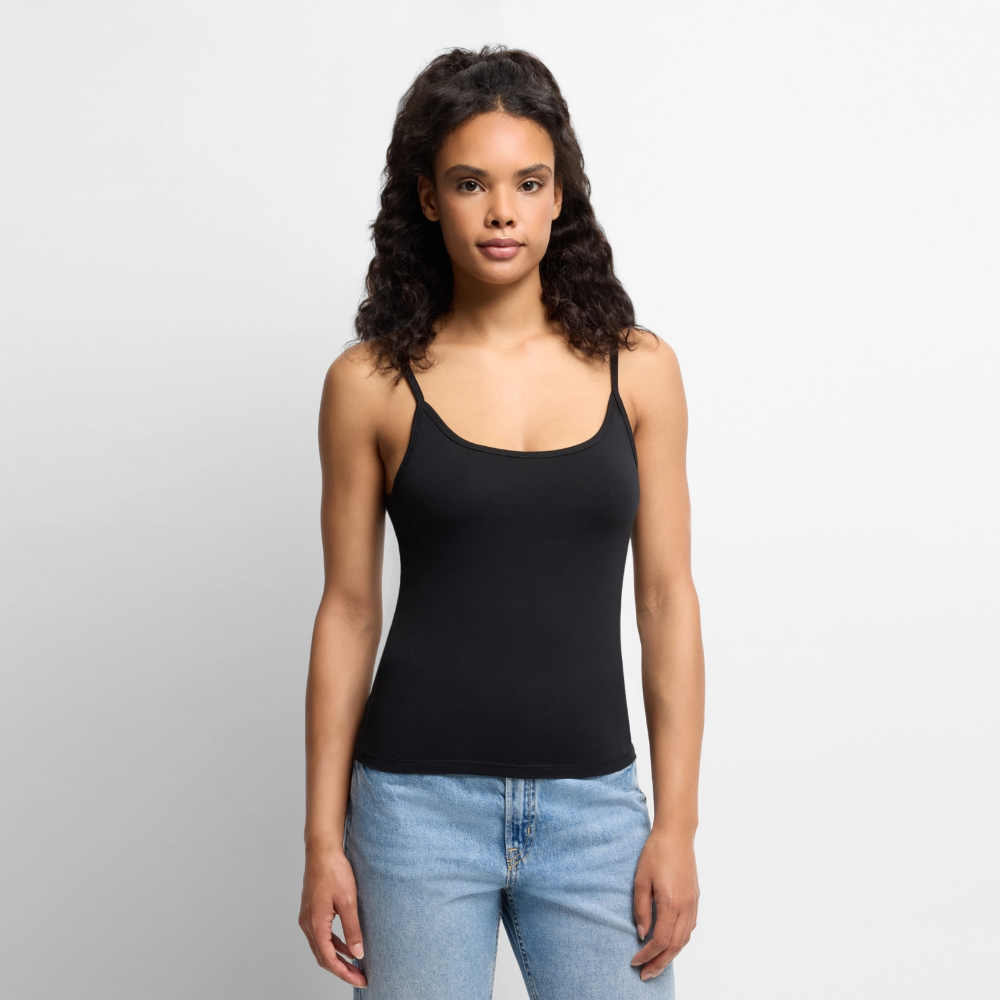 Premium Spaghetti Strap Top - black