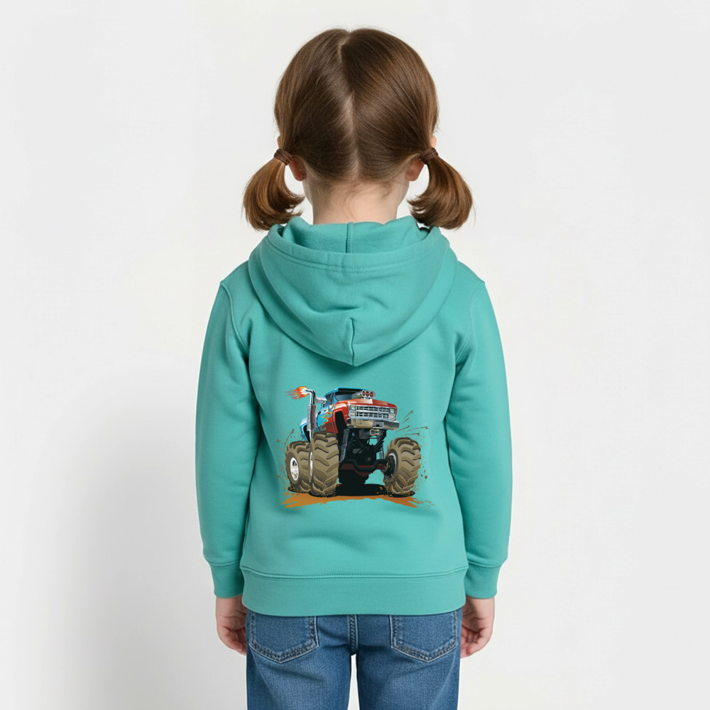 Monstertruck Premium Kinder Hoodie - pool blue