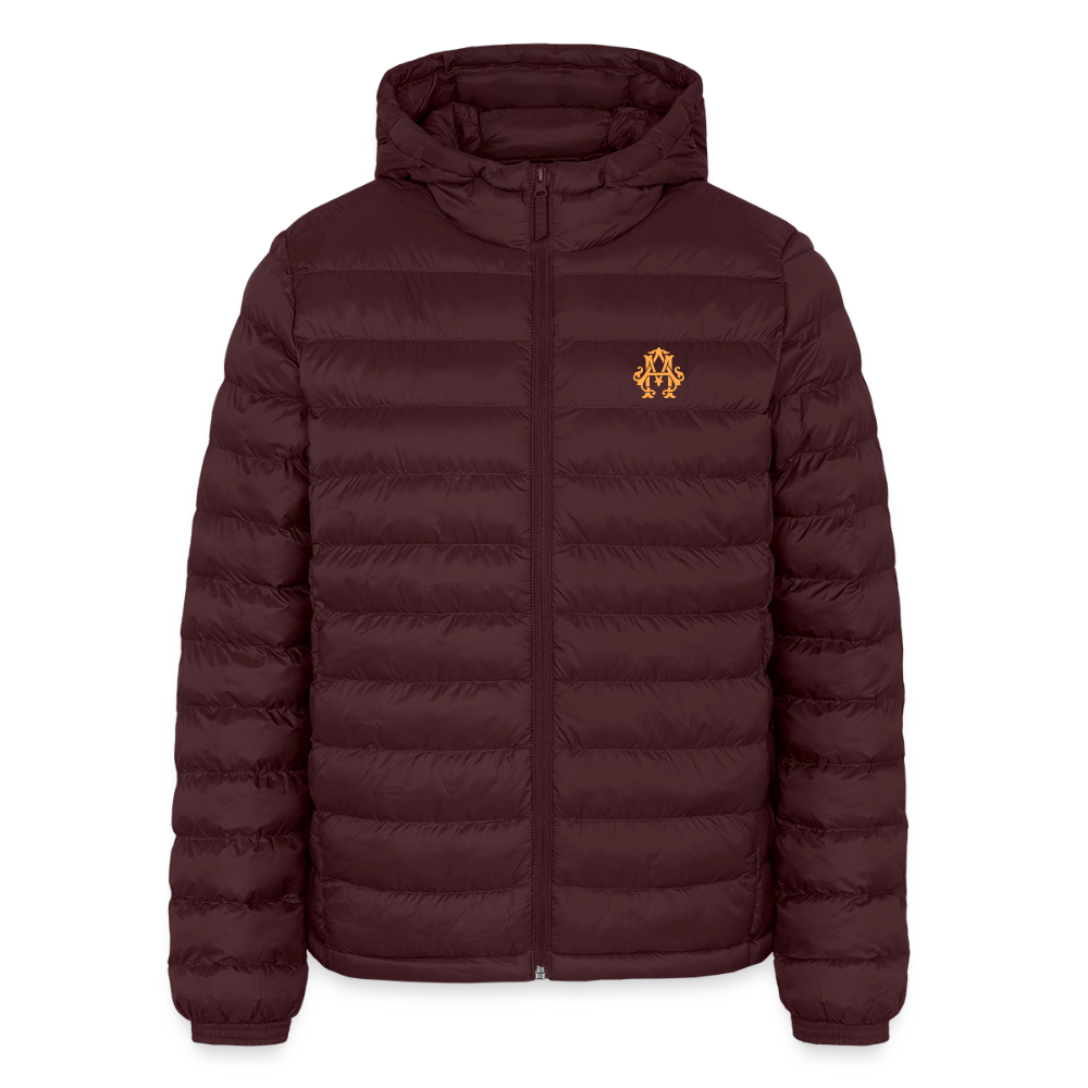 adligemotivations Logo Puffer Winterjacke - maroon